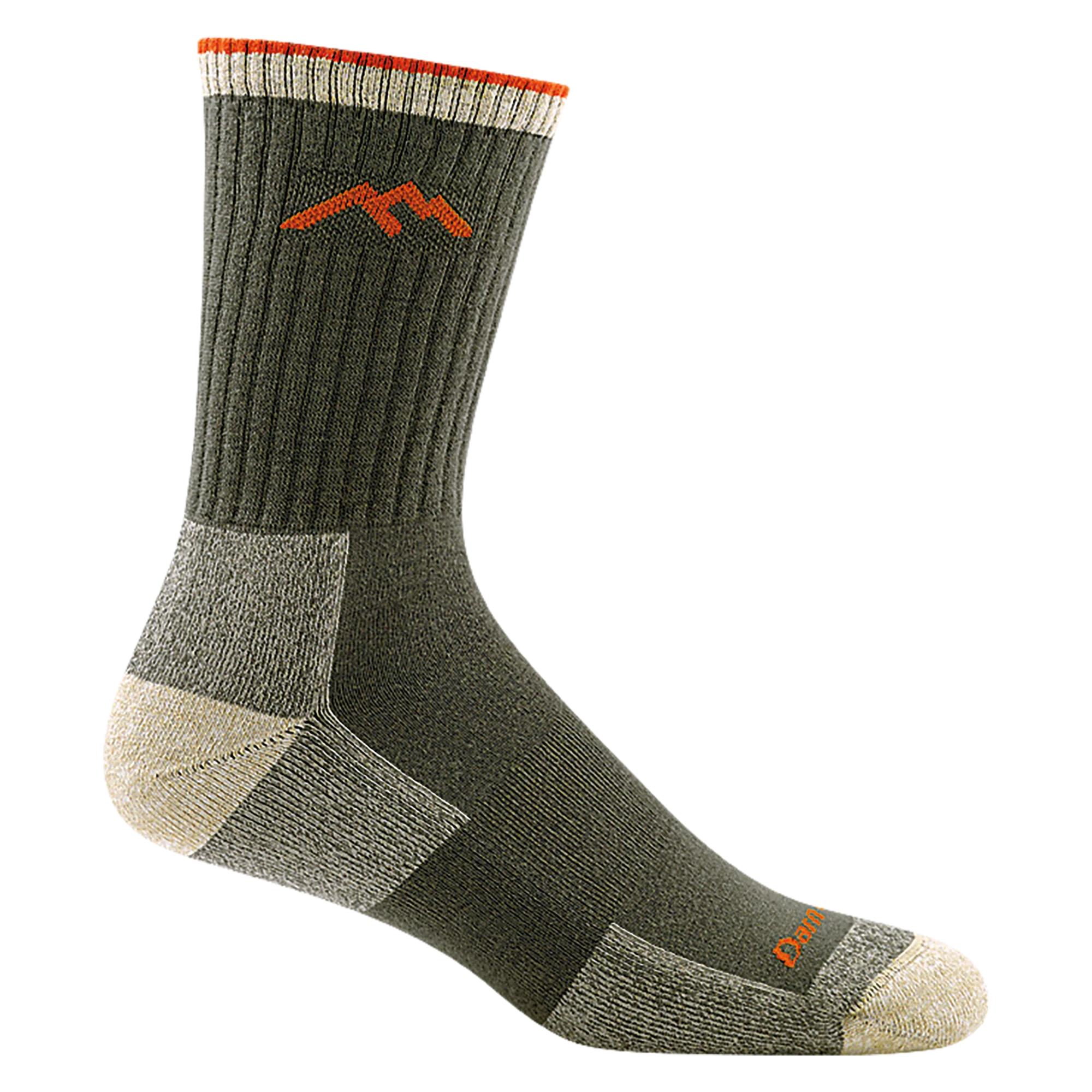 Men's Coolmax Hiker Micro Crew Midweight Hiking Sock